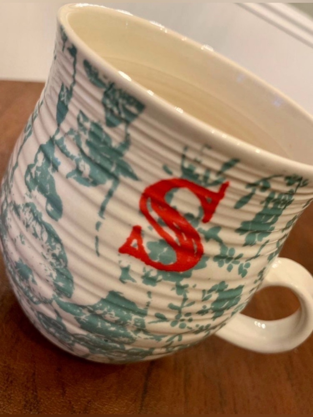 Anthropologie S Coffee Tea HOMEGROWN Mug